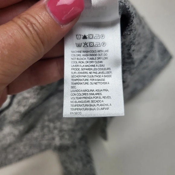 Lucky Brand Gray Space Dye Lightweight Sweater Sz S - Picture 9 of 12